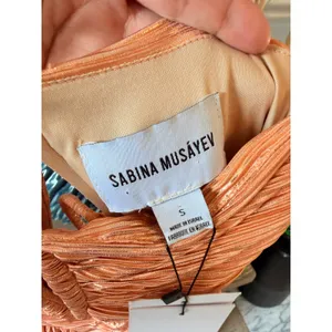 Sabina Musayev Cody Dress Women Peach Small thumbnail 4