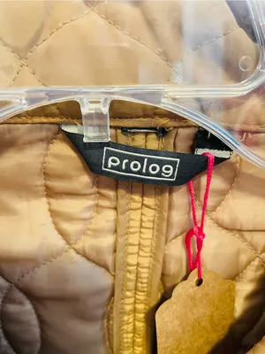 Prolog Quilted Puffer Tan Jacket Size L thumbnail 2