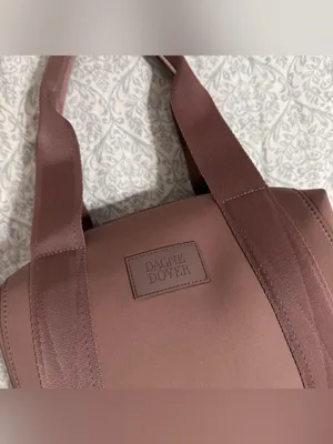 Dagne Dover Landon Neoprene Carryall Bag Dune Mauve thumbnail 5