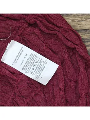 DKNY Womens Superfine Textured Lightweight Top P52SAW83 Beet Red XL thumbnail 4