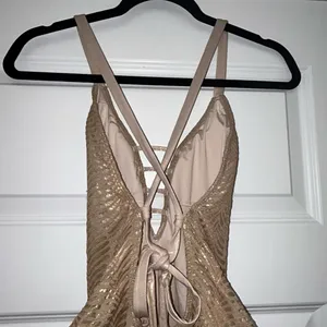 Cosita Linda Beachwear Metallic One Piece Swimsuit Size S thumbnail 7