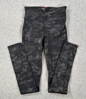 Spanx Camouflage High Waisted 27" Inseam Leggings Pants Women's X-Small Black thumbnail 1