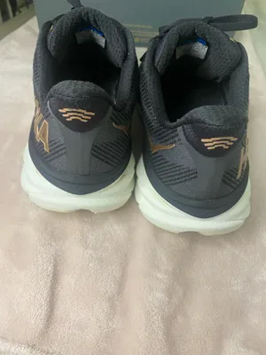 Hoka One One Womens Clifton 9 Black Running Shoes Sneakers Size 9 thumbnail 3