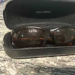 Dolce & Gabbana Brown Tortoise sunglasses with Dolce & Gabbana Hard Case thumbnail 1