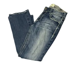 Ariat Real Women's Mid Rise Boot Cut Jeans Pre-Owned Size 32R thumbnail 7
