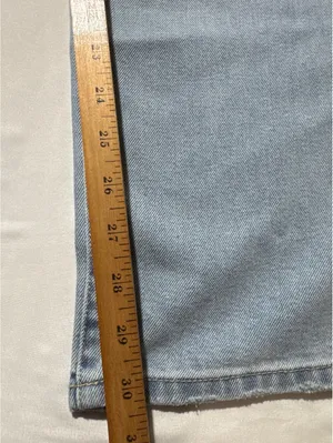 Seven7 Premium Brand Light Blue Straight Leg Jeans Size 16 thumbnail 3