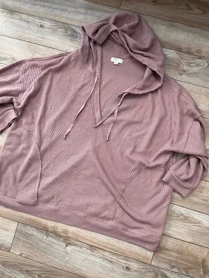 Altar’d state intimates waffle knit hoodie thumbnail 6