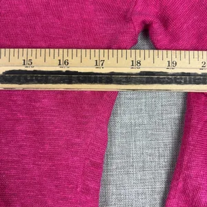 Lauren Ralph Lauren Linen Sweater Womens Large Pink Scoop Neck 3/4 Sleeve thumbnail 5