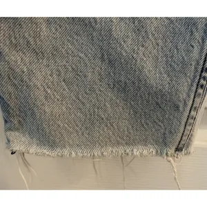 Rag Bone Alissa High Rise Barrel Leg Jeans Sz 26 Light Wash Raw Hem‎ Button Fly thumbnail 3