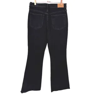 Madewell Womens Perfect Vintage Flare Jeans Black Wash Denim High Rise Size 29 thumbnail 6