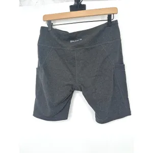 Baleaf Modern City Athletic High Rise Dark Gray Yoga Shorts Womens XL‎ Pockets thumbnail 3