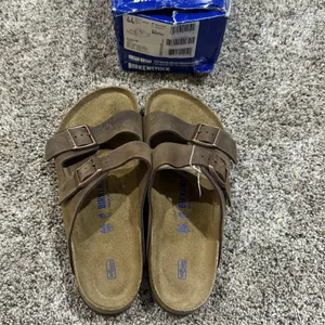 Birkenstock Arizona Habana Oiled Leather Soft Footbed EU44 US‎ M11 NEW W/Box thumbnail 2