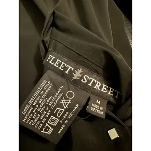 Fleet Street Reversible Hooded‎ Rain Jacket Womens Medium Black Grey Zip Up Coat thumbnail 6