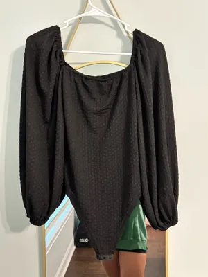 SheIn Black body suit thumbnail 2