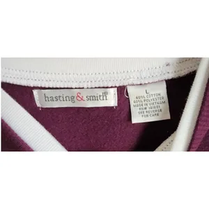 Hasting‎ & Smith Women's Purple Sweatshirt, Large thumbnail 3