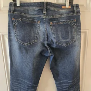 BKE Buckle Black No. 53 Straight Jeans Womens Size 29x32 Candiani Denim Italy thumbnail 4