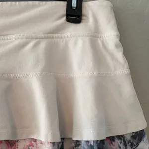 Lija women's white, black and pink golf, tennis, pickleball skort size large thumbnail 12