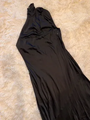 NEW Significant Other Nadia black satin dress sz 12 thumbnail 6