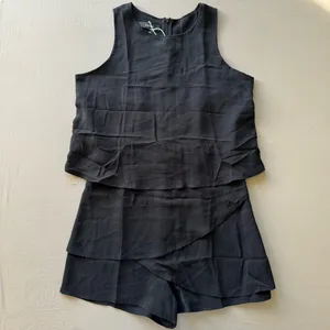 Dokotoo Sleeveless Chiffon Ruffle Jumpsuit Romper thumbnail 6