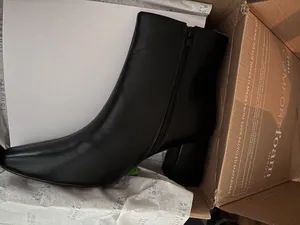 Journee Collection Haylinn Black Square Toe Ankle Boots Tru Comfort Foam thumbnail 2