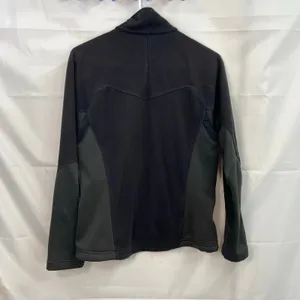 REI adult black gray fleece‎ full zip pocket outdoor athletic active jacket S/M thumbnail 10