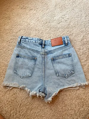 Princess Polly Denim Shorts High-Waisted thumbnail 2