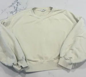 Agolde Off-White crop Sweatshirt thumbnail 1