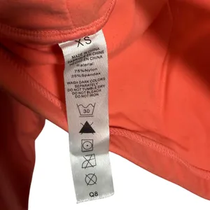 Aoxjox Clarissa‎ Backless Long Sleeve Crop Top Orange Gym Yoga XS thumbnail 7