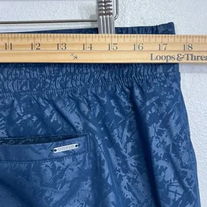 ORVIS Travel Skort Large Shattered‎ Glass Embossed print Blue Pull-On Athletic thumbnail 8