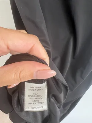 Sleeveless Black Asymmetrical Ruffle thumbnail 4