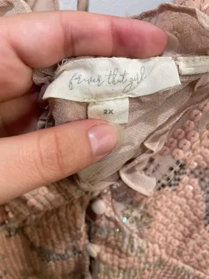 Anthropologie beaded V-Neck blouse thumbnail 5