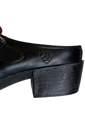 Ariat Leather Western Mules Size 8.5 thumbnail 4