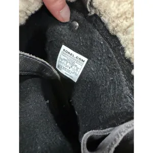 Sorel Joan of Arctic Boots Women 7 Gray Black Waterproof Faux Fur Winter‎ Snow thumbnail 6