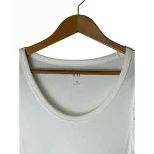 Gap Ribbed Baby Tee Women Small White NWT Eyelet Flutter Sleeve Boho Preppy thumbnail 4