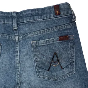 "A" Pocket Boot Cut Jeans - Size 28 thumbnail 6