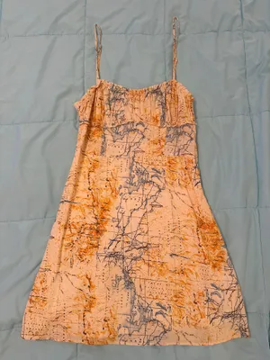 Urban Outfitters By The Sea Map Print Mini Dress thumbnail 2