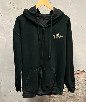 NILE Vile Nilotic Rites Double Sided Full Zip Fleece Hoodie Sweatshirt Unisex L thumbnail 1