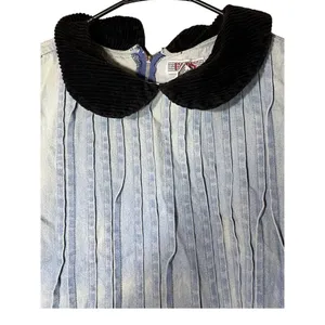 Vintage Fads Denim Cottagecore‎ Maxi Dress Modest Grunge 90s 80s Size 8 thumbnail 5