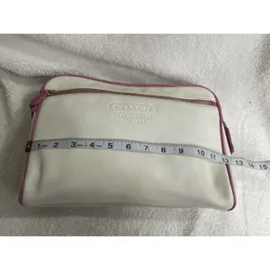 Coach Vintage G05S-5068 Large Work Clutch Pink & White thumbnail 9