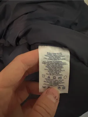 Land’s end down fill puffer vest navy small thumbnail 4