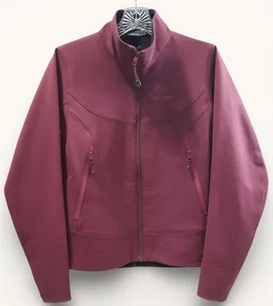 Arc'teryx Gamma LT Womens S Burgundy Red Softshell Outdoor Climbing Jacket thumbnail 1