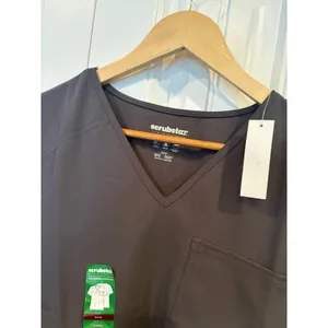 Scrubstar‎ Black Scrub Top Size Small thumbnail 6