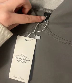 Amazon deep v neck grey tank top thumbnail 4