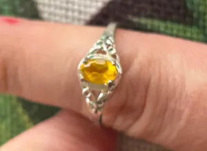 925 sterling silver ring size 6.5 lot d64 thumbnail 1