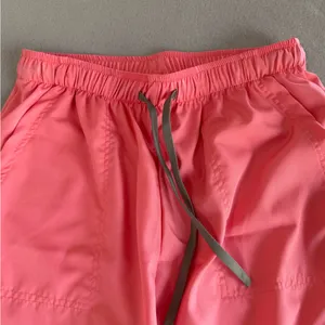 Women's NEW Salmon Colored Two Piece Scrub Set Size S #260763 thumbnail 7