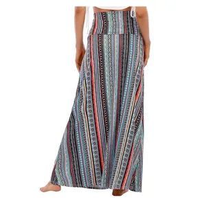 Zando NWT Boho Aztec Maxi Skirt Size Medium Tribal Print High Waist thumbnail 4