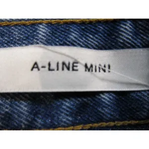 Cotton On 91 Denim Mini Skirt Blue Stone Acid Wash High Rise A Line Retro 6 thumbnail 4