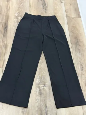 H&M Black Pull-On Pants with Tag Detail thumbnail 3