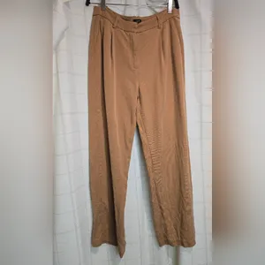 J Crew Wide-leg pleated twill trouser pant thumbnail 2