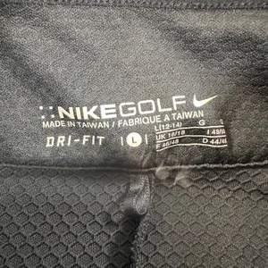 Nike Golf Dri-Fit Quarter Zip Pullover Women's Large Black Long Sleeve Mock Neck thumbnail 3